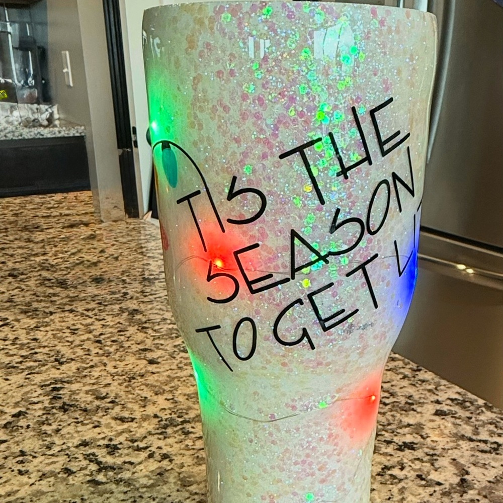 Festive Light-Up Tumbler